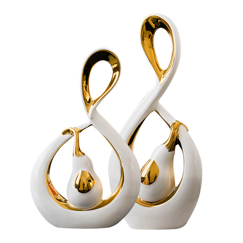 高档电视柜旁两边装饰摆件网红家庭现代轻奢客厅展示柜酒柜工艺品