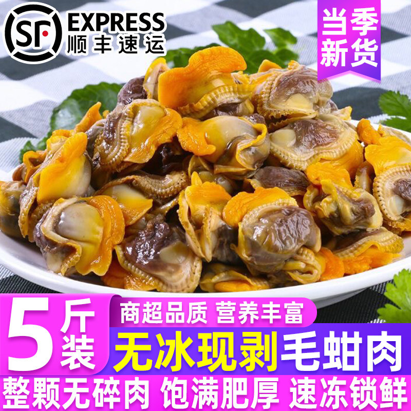 新鲜速冻毛蚶赤贝净肉商用批发