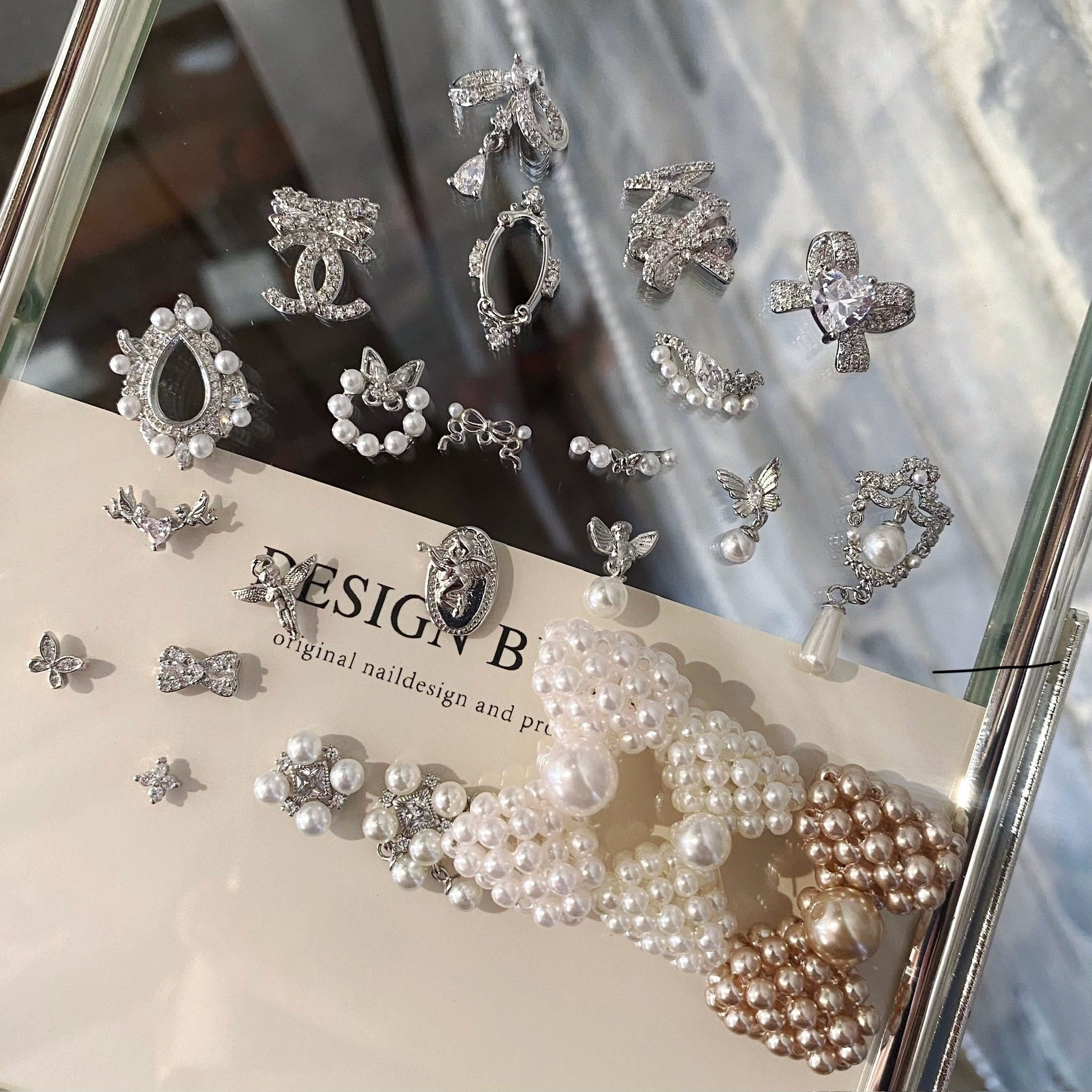 正品LZ高定美甲饰品miu系芭蕾结少女 集合珍珠天使洛可可公主系列,彩妆/香水/美妆工具,指甲装饰,淘宝优惠券,粉丝福利购,淘宝优惠卷