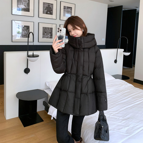 羽绒棉服女加厚连帽超柔软百搭潮