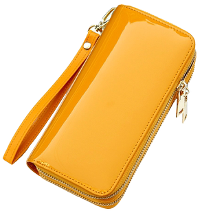 金黄色包招财钱包女长款大容量手拿手机包男手抓包新款高级感小众