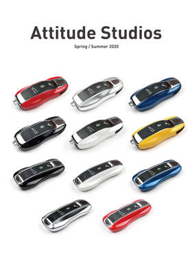 适用于保时捷彩色钥匙壳扣包新卡宴macan911帕拉梅拉718Taycan