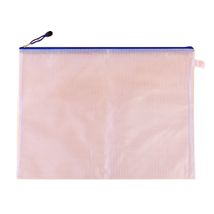 A3文件袋特大号防水资料袋8k画袋美术图纸收纳袋彩色网格拉链袋简约资料档案试卷绘画作品收纳袋画板袋大容量