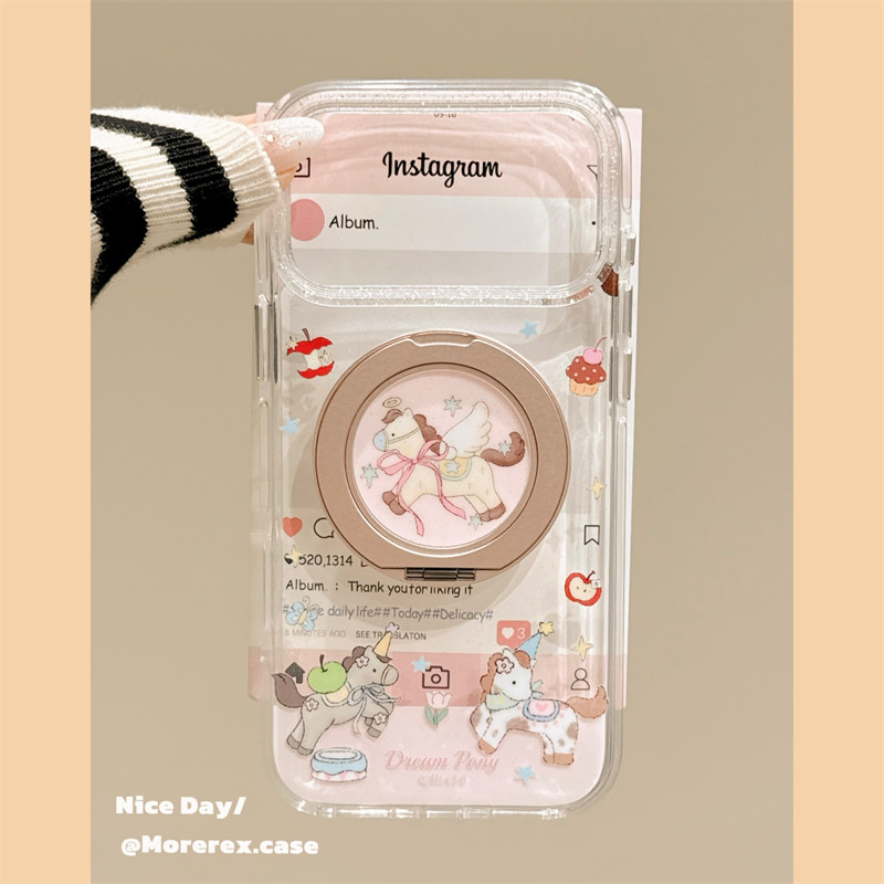MoreRex 少女心蝴蝶结飞马360旋转支架适用苹果17手机壳iphone16promax新款15pro超火14防摔保护套13透明17女,3C数码配件,手机保护套/壳,淘宝优惠券,粉丝福利购,淘宝优惠卷