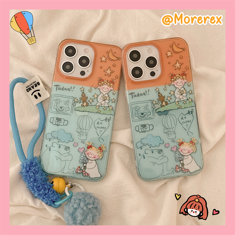 童真可爱coco酱女孩适用苹果16手机壳iPhone16promax新款15Pro全包硅胶15小众14防摔套14Pro苹果13带挂绳12套
