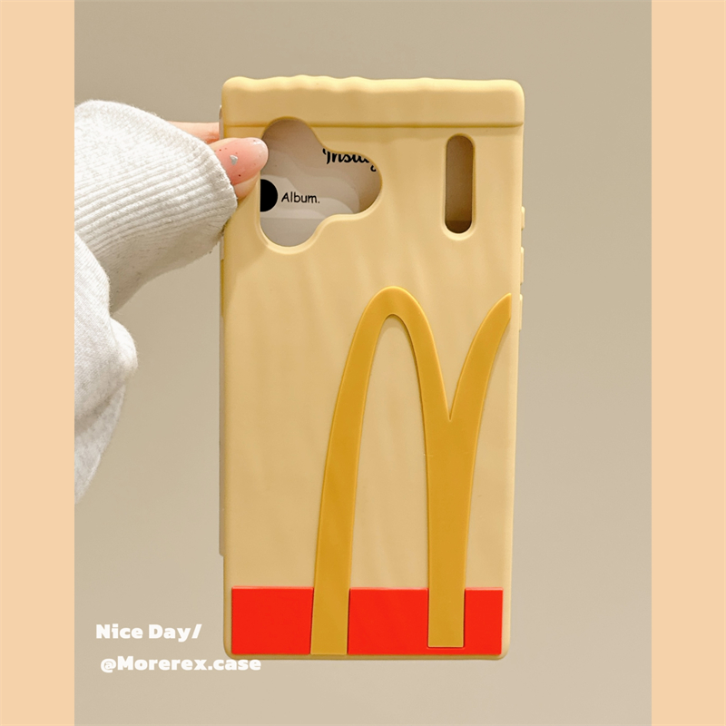 MoreRex创意立体麦麦牛皮纸包装袋适用苹果17手机壳iphone16promax新款15pro硅胶14防摔保护套13超好看17女款