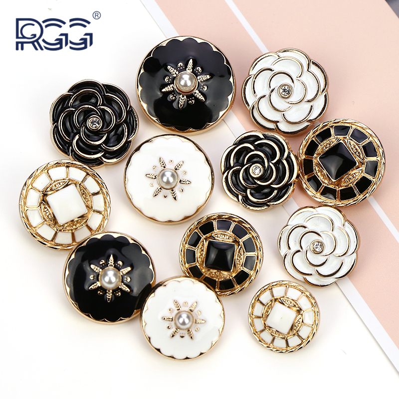 简约潮流百搭风衣西装金属纽扣