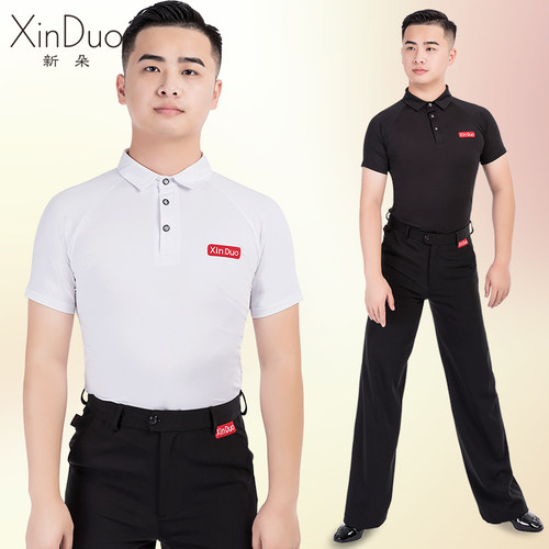 新朵摩登舞服男士成人夏袖袖舞摩