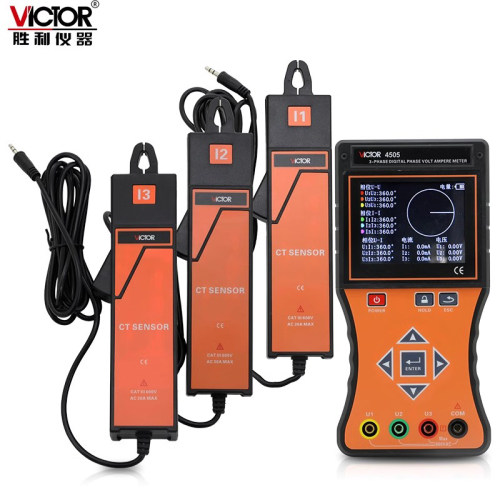 胜利三钳数字相位伏安表VC4505