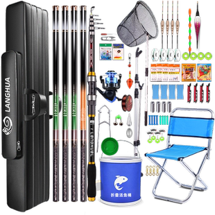 鱼竿套装一套钓鱼装备钓鱼竿全套装碳纤维初学者新手入门品牌鱼杆