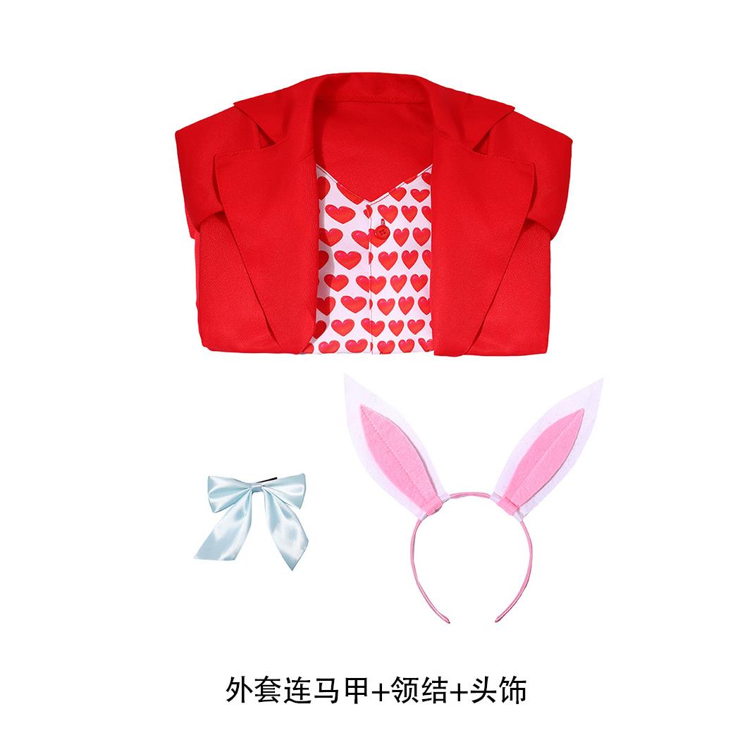 复活节新款儿童动物套装兔子角色扮演cos服幼儿园舞台表演演出服