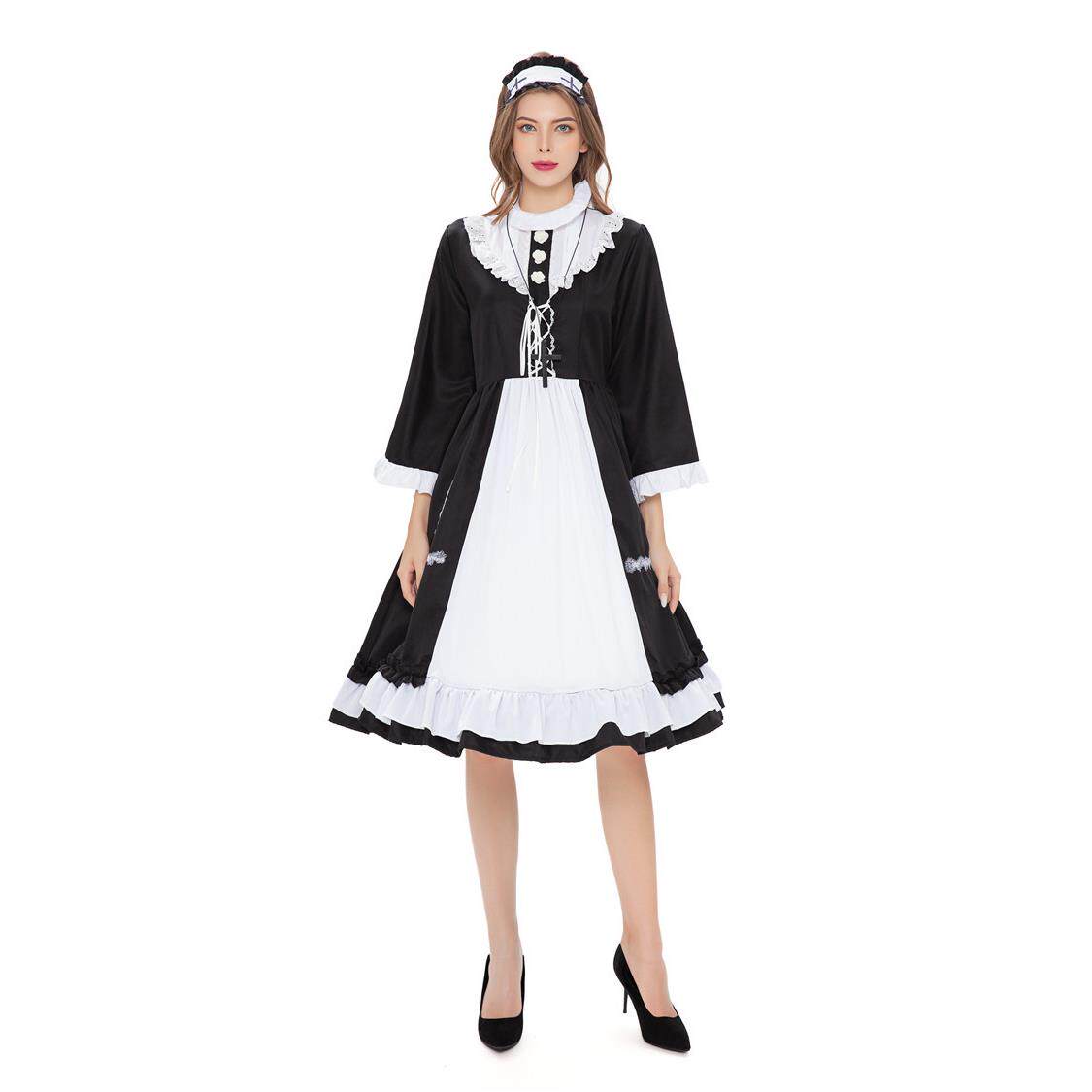 cosplay女佣制服表演服性感夜场演出服日系猫女制服围裙女仆装