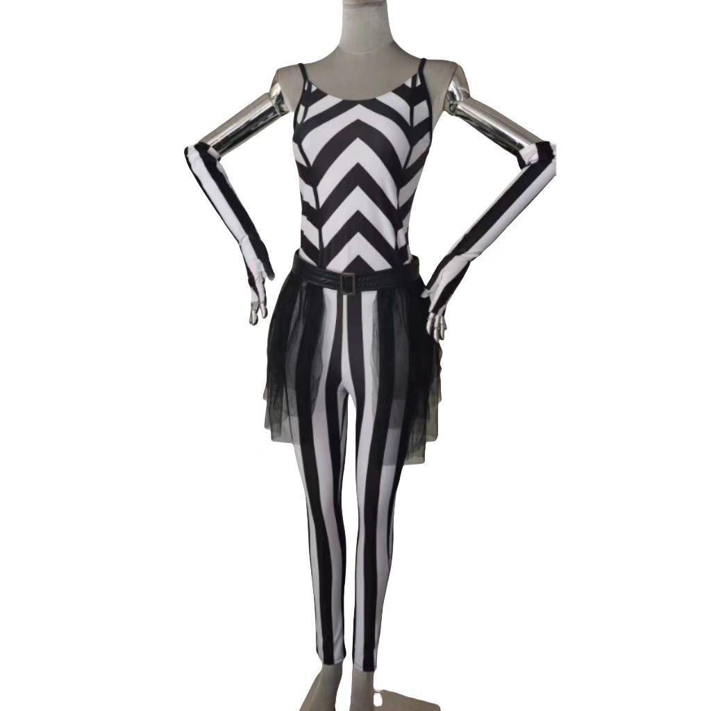 跨境狂欢节巫师服万圣节巫婆帽cos服装女巫派对2023新款