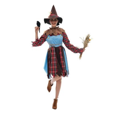 万圣节cos绿野仙踪衣服 稻草人桃乐西情侣话剧 女巫 舞台演出服装