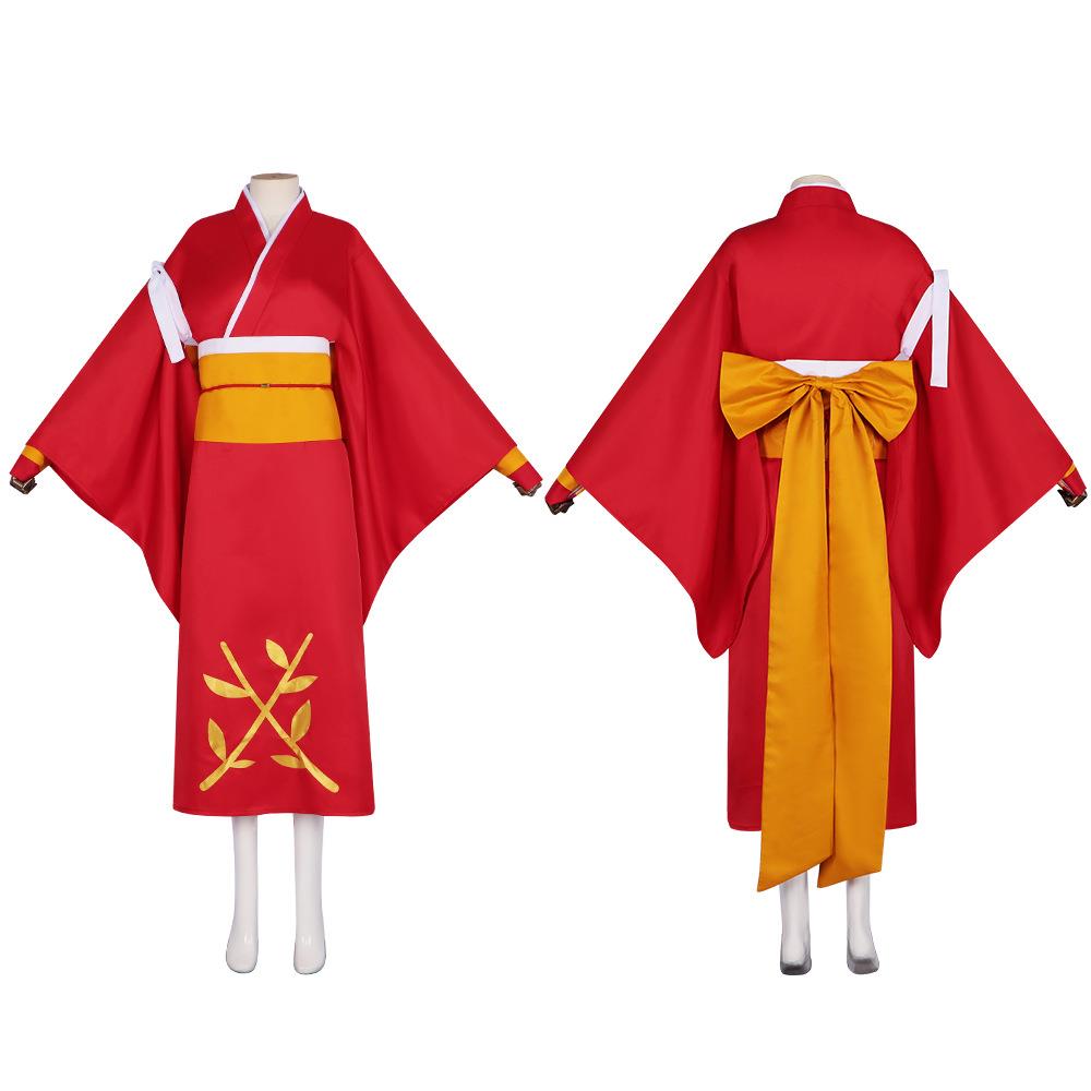 文豪野犬动漫cos服 夜叉白雪泉镜花浴衣和服cosplay 万圣节表演服