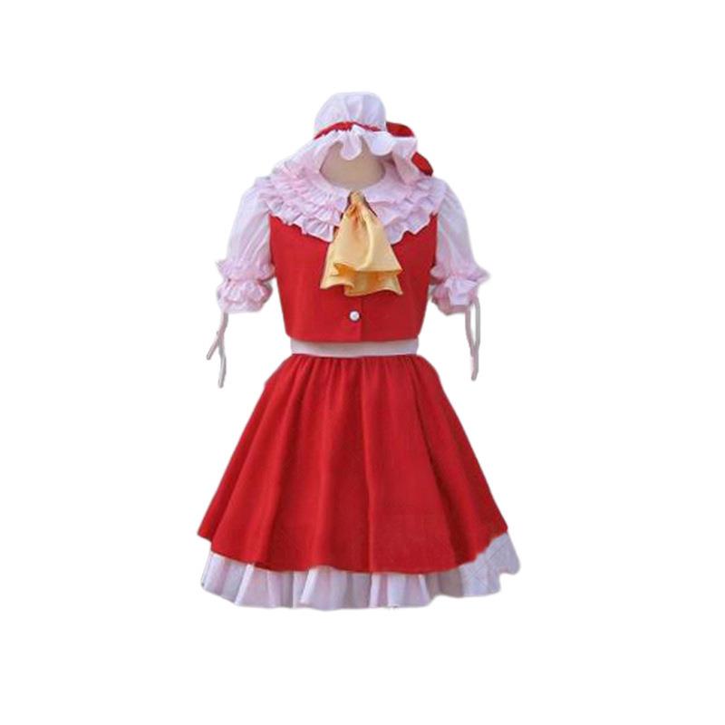 游戏东方梦时空cos 东方project 芙兰朵露cos服 斯卡雷特cos服