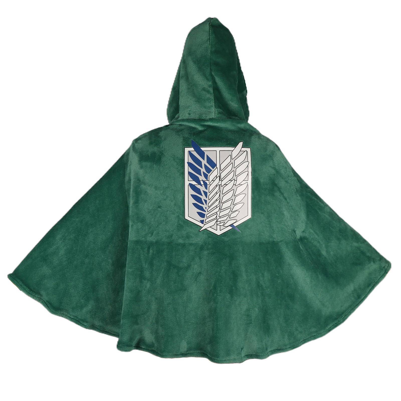 进击的巨人cos服 自由之翼斗篷 调查兵团 法兰绒披风 厂家