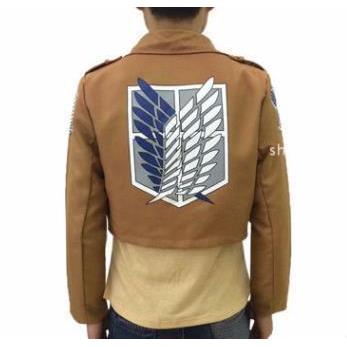 进击的巨人cos服装调查兵团兵长三笠cosplay自由之翼夹克外套