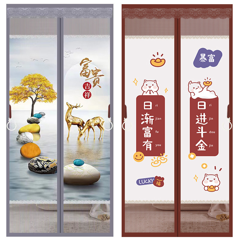 夏季家用隐私金刚纱防蚊门帘
