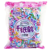 水果味千纸鹤糖果创意小零食网红混合水果味新年喜糖散装 硬糖