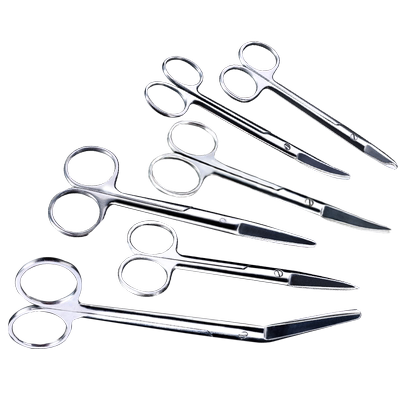 【直头弯头组织剪】医用级剪刀