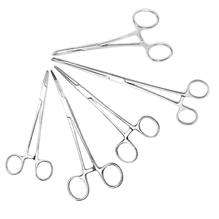 医用组织钳医疗不锈钢手术钳子器械宫颈提取样鼠齿钳外科工具