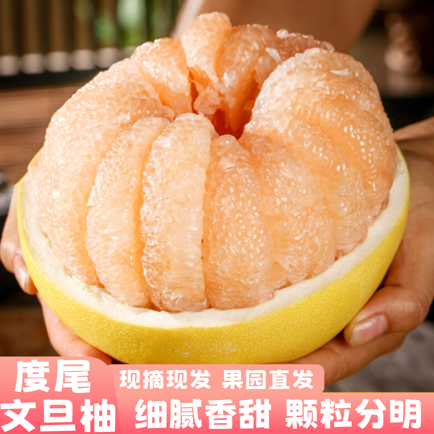 正宗度尾文旦柚现摘现发