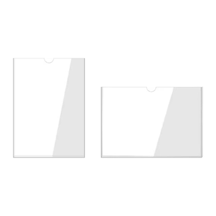 通知公告栏亚克力标签牌a4卡槽宣传栏公示栏插盒广告牌展示牌挂牌可替换床头卡插槽货架标识牌插卡牌贴定制3C
