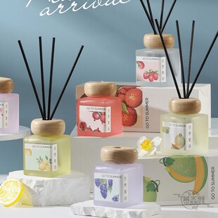 去全季果语蜜桃味香薰家用室内持久留香房间无火车载香氛