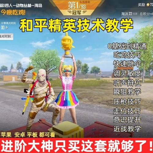 和平精英吃鸡教程压枪灵敏度调试高技巧设置教学苹果安卓视频教程