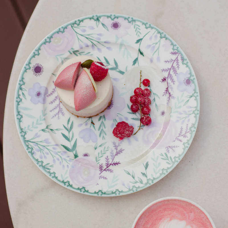 法式水彩花朵骨瓷餐具碗碟盘子菜盘甜品盘牛排盘家用陶瓷餐具清新,餐饮具,盘,淘宝优惠券,粉丝福利购,淘宝优惠卷