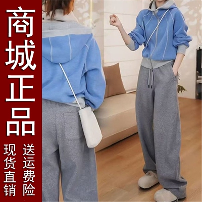 推荐直播韩系拼色连帽卫衣开衫女2026秋冬新款时尚休闲百搭短外套