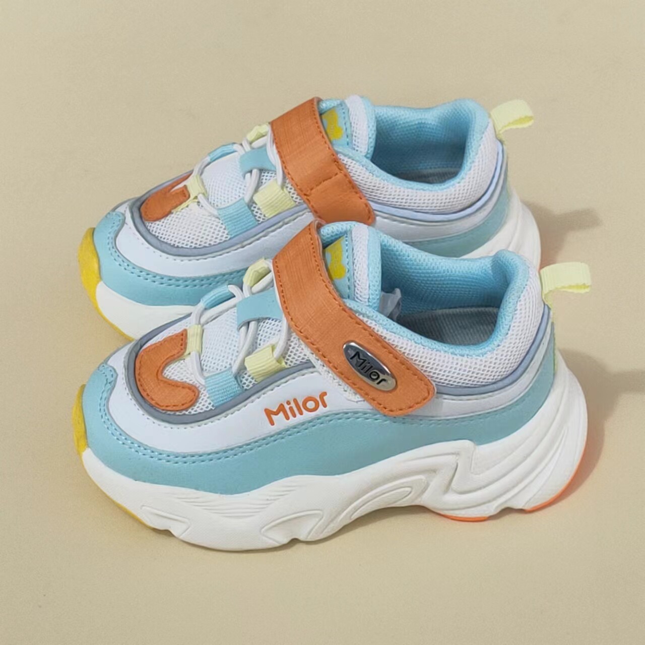 米le熊春秋款男女宝宝学步帆布透气板鞋机能鞋微暇款无原包装