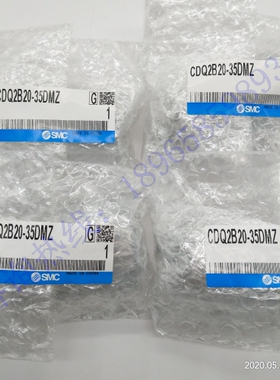 SMC原装CQ2薄型气缸CDQ2B20-10DMZ/15/20/25/30/35/40/45/50全系