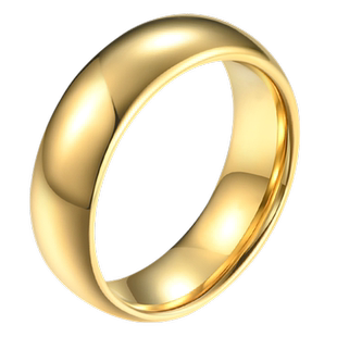 简约光面钨金男士戒指潮男个性潮牌高级感男款钨钢单身戒指环大码