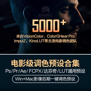 PS/FCPX/AE/PR调色预设