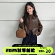 儿童酷帅皮夹克女孩复古短款 女童皮衣外套春装 2026新款 机车上衣春