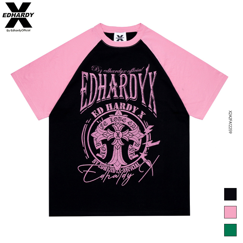 夏季夏季短袖圆领短袖EdHardyX