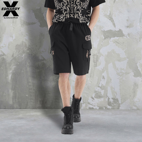 EDHARDYX男女同款工装舒适短裤