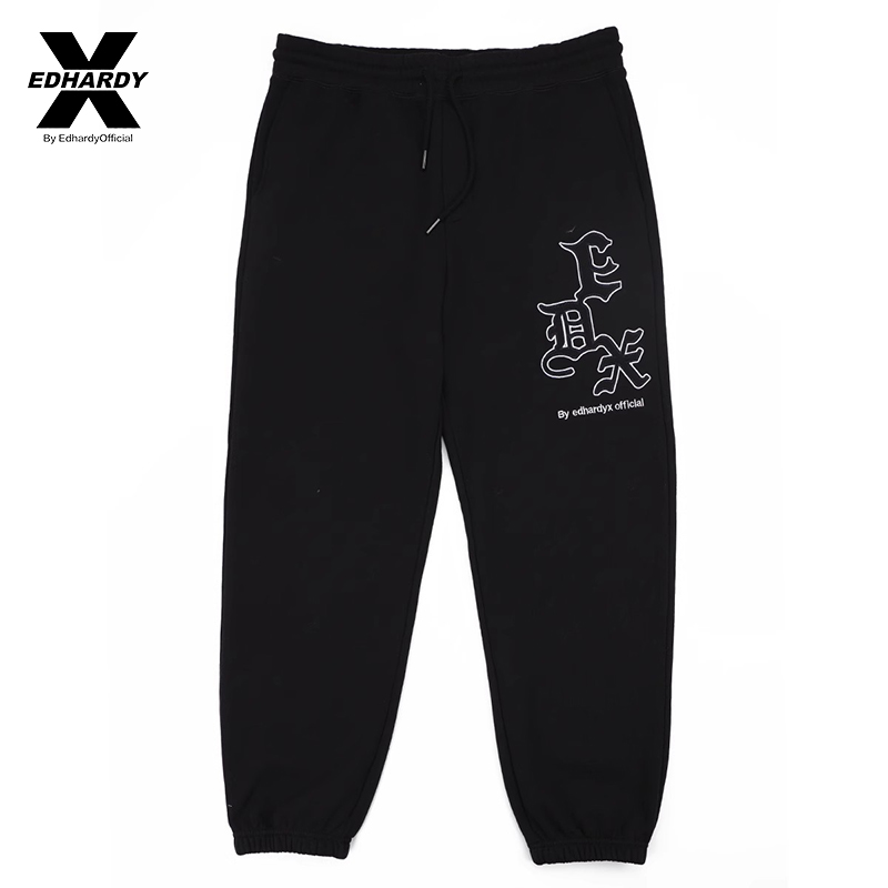 EdHardyX休闲情侣款卫裤