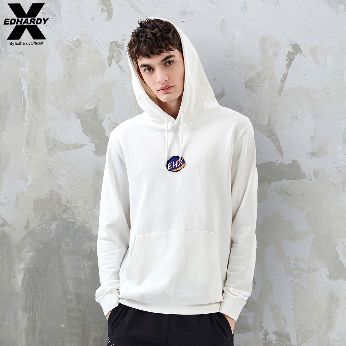EdHardyX圆领时尚卫衣男女同款