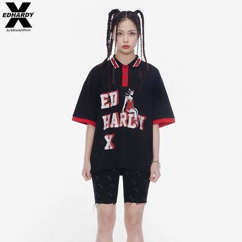 EdhardyX宽松POLO常规