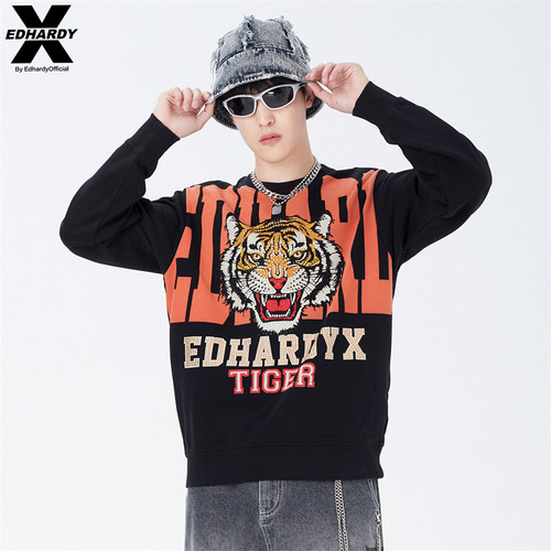 EDHARDYX纯棉街头时尚套头卫衣