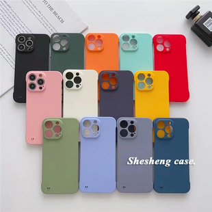 ins简约纯色无边框硬壳vivo x80/x70x60手机壳pro半包x50超薄x30防摔x27新款x90时尚T2x/NEX3个性X note男女+