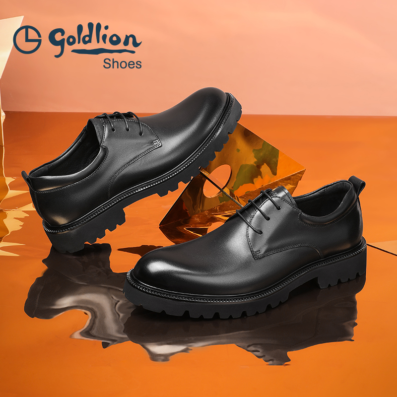 金利来男鞋简约商务德比