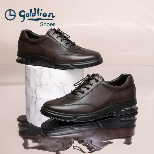 金利来男鞋热销时尚擦色运动休闲