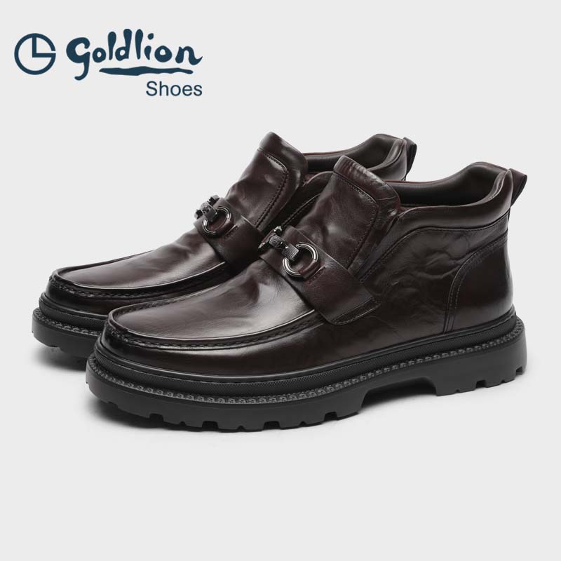 金利来冬季加绒保暖雪地靴