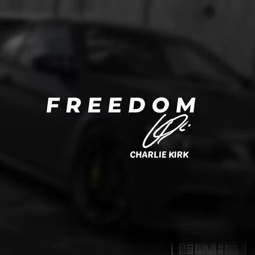 FREEDOM自由英文个性车贴