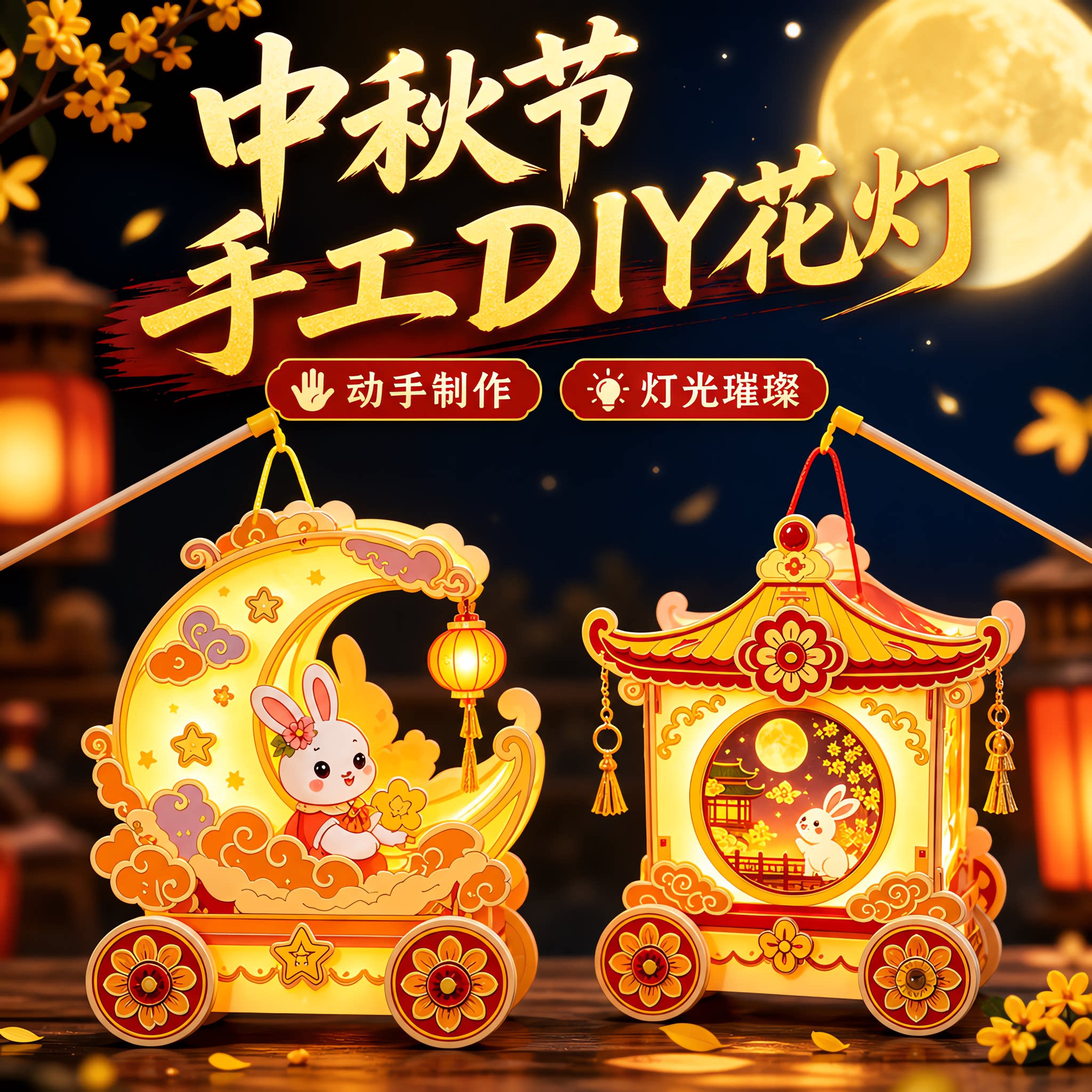 2026年新款中秋节灯笼手工diy图片