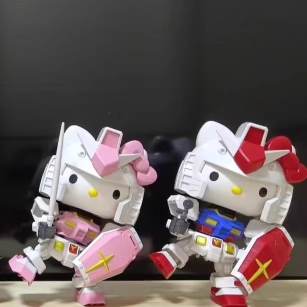 2025新款KT凯蒂猫元祖高达矮达